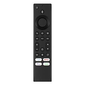 new ns-rcfna-21 voice remote control replacement fit for insignia fire tv and toshiba fire tv edition smart tv, compatible with ns-40d510na21 ns-39df310na21 ns-58f301na22 ns-50f301na22 (no battery)