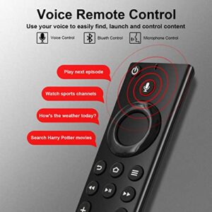 New NS-RCFNA-21 Voice Remote Control Replacement fit for Insignia Fire TV and Toshiba Fire TV Edition Smart TV, Compatible with NS-40D510NA21 NS-39DF310NA21 NS-58F301NA22 NS-50F301NA22 (No Battery)