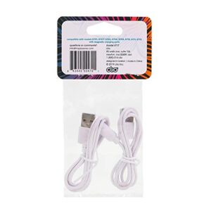 PlusOne Replacement Magnetic Charging Cables, 2Count