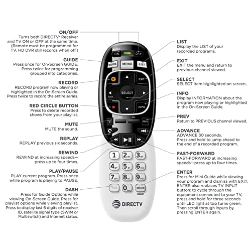 DIRECTV 2 Pack RC73 IR/RF Remote Control