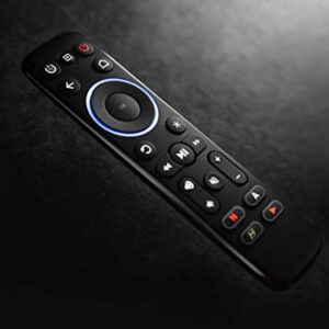 One For All Streamer Remote – Universal Remote Control for up to 3 Devices Infrared Controlled Streamer Boxes TVs and Sound bar – Learning Feature - Backlit Keys - Black – URC7935