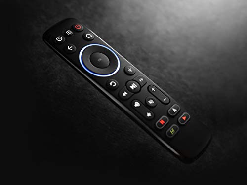 One For All Streamer Remote – Universal Remote Control for up to 3 Devices Infrared Controlled Streamer Boxes TVs and Sound bar – Learning Feature - Backlit Keys - Black – URC7935