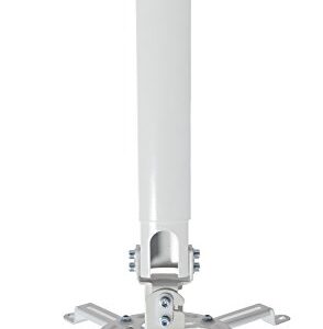 VIVO Universal Extending Ceiling Projector Mount, Height Adjustable Projection, White, MOUNT-VP02W