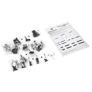 PERLESMITH Universal TV Mounting Hardware Kit Fits Most TVs, Includes M4, M5, M6 and M8 TV Screws, Washers and Spacers for TV and Monitor Mounting up to 80 inches, PSUHP