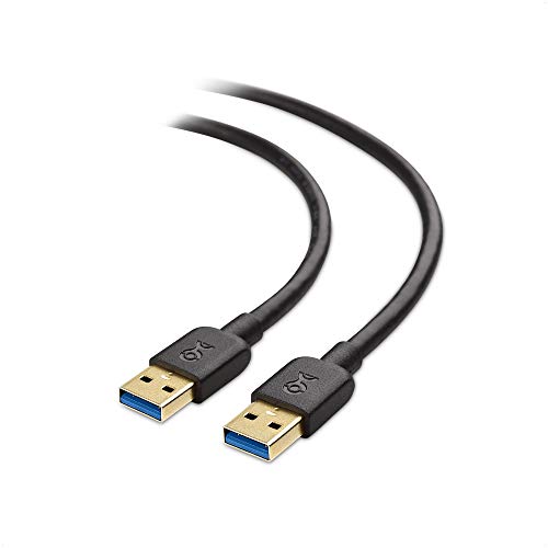 Cable Matters Long USB 3.0 Cable 10ft, USB to USB Cable/USB A to USB A Cable/Male to Male USB Cord/Double USB Cord in Black