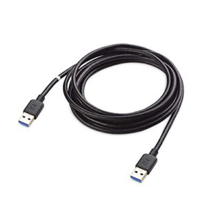 Cable Matters Long USB 3.0 Cable 10ft, USB to USB Cable/USB A to USB A Cable/Male to Male USB Cord/Double USB Cord in Black