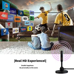 HD Digital TV Antenna Small Indoor Outdoor Antennas Includes Magnetic Base and 360° Reception Support Smart 4K 1080P Fire TV and All Older TV's HDTV Television for Free Local Channels -10ft Coax Cable