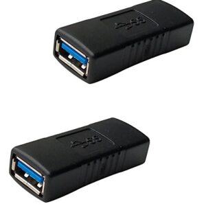 USB 3.0 Female to Female Extension Connector Adapter (2 Pack)