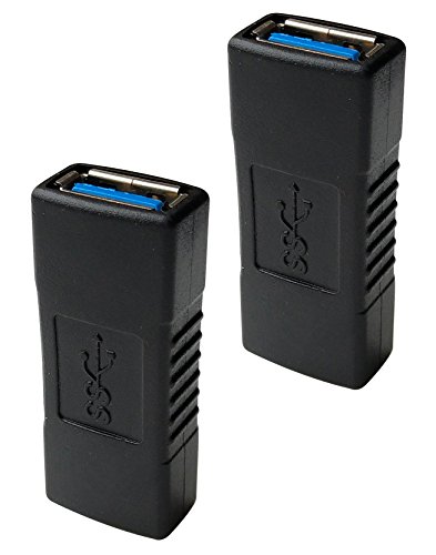 USB 3.0 Female to Female Extension Connector Adapter (2 Pack)