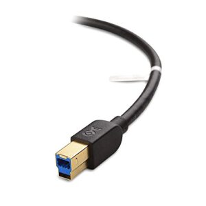 Cable Matters Long USB 3.0 Cable (USB 3 Cable, USB 3.0 A to B Cable) in Black 10 ft