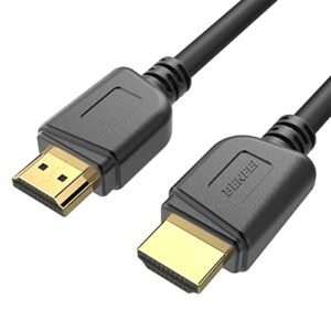 benfei hdmi to hdmi cable, 4k@60hz high speed 6ft hdmi 2.0 cable, 18gbps, 4k hdr, 3d, 2160p, 1080p, ethernet, audio return(arc) compatible with uhd tv, blu-ray, xbox, ps4, ps3, pc – 6 ft