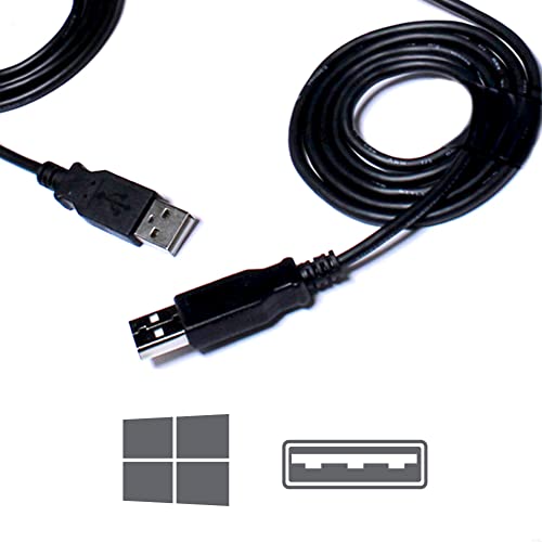 Plugable USB 2.0 Transfer Cable, Unlimited Use, Transfer Data Between 2 Windows PC's, Compatible with Windows 11, 10, 7, XP, Bravura Easy Computer Sync Software Included