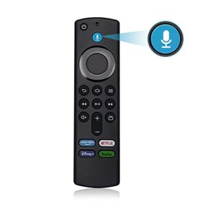 replacement voice remote (3rd gen) l5b83g with tv controls, amazon fire stick remote replacement, fit for amazon fire tv stick /4k/max/lite/cube
