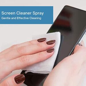 Screen Cleaner Spray Bottle with Microfiber Cloth for Electronical Devices (1.70 Ounces), Ideal for Laptops, Computers, Tv Screens, Phone Screens, Tablets, Camera Lenses, E-Readers, Eyeglasses