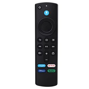 replacement voice remote (3rd gen) l5b83g fit for fire tv stick(lite,2nd gen,3rd gen,4k,4k max),fire tv cube(1st and 2nd gen)