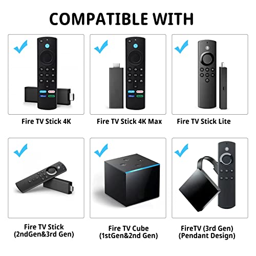 Replacement Voice Remote (3rd GEN) L5B83G Fit for Fire TV Stick(Lite,2nd Gen,3rd Gen,4K,4K Max),Fire TV Cube(1st and 2nd Gen)