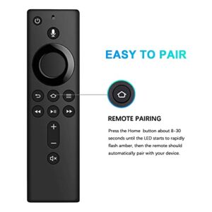 L5B83H Voice Replacement Remote Control (2nd Gen) Fit for Amazon Fire TV Stick 4K, 1st Gen Fire TV Cube, 2nd Gen Fire TV Cube, Fire TV Stick 2nd Gen(3rd Gen),Fire TV Stick Lite,Amazon Fire TV 3rd Gen