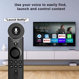 L5B83H Voice Replacement Remote Control (2nd Gen) Fit for Amazon Fire TV Stick 4K, 1st Gen Fire TV Cube, 2nd Gen Fire TV Cube, Fire TV Stick 2nd Gen(3rd Gen),Fire TV Stick Lite,Amazon Fire TV 3rd Gen