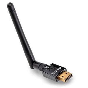 ALFA Network AWUS036ACS Wide-Coverage Dual-Band AC600 USB Wireless Wi-Fi Adapter w/ High-Sensitivity External Antenna - Windows, MacOS & Kali Linux Supported