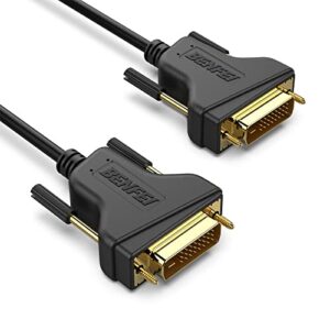 benfei dvi to dvi cable, dvi-d to dvi-d dual link 6 feet cable
