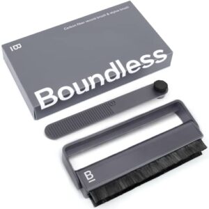boundless audio record cleaning kit – anti-static vinyl record brush & stylus brush – 2 piece vinyl record cleaner kit – vinyl brush & stylus cleaner
