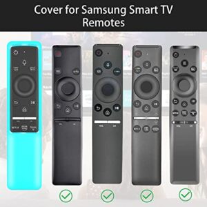 Case Compatible with Samsung Smart TV Remote Glow in The Dark Controller BN59 Series, Light Weight Silicone Cover Protector Shockproof Anti-Slip Remote Skin Sleeve - Sky Glow