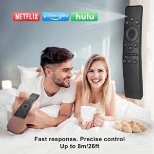 Universal Replacement for Samsung-Smart-TV-Remote, New Upgrade Infrared for Samsung Remote Control, with Netflix,Prime Video,Hulu Buttons