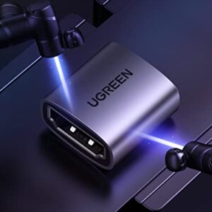 UGREEN HDMI Coupler 2 Pack, 8K@60Hz HDMI Female to Female Adapter HDMI 2.1 Connector 3D 4K@120Hz Extender Compatible with HDTV Roku Stick Chromecast HDMI Cable Laptop PC, Grey