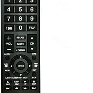 Universal Remote Control for Toshiba TVs Replacement Remote for All Toshiba LCD LED 3D HDTV 4K UHD Smart TV Remotes