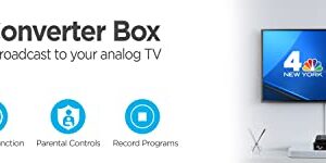 Digital Converter, Ematic Digital TV Converter Box with Recording, Playback, & Parental Controls