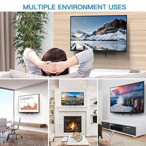 Pipishell Fixed TV Wall Mount Bracket Low Profile for 26-55 Inch LED, LCD, OLED, 4K Flat Curved Screen TVs, Ultra Slim Mounting Bracket, Max VESA 400x400mm up to 99 lbs, Fits 16" Wood Studs