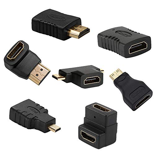 Hdmi Adapters Kit (7 Adapters) Mini Hdmi to Micro Hdmi Male to Female