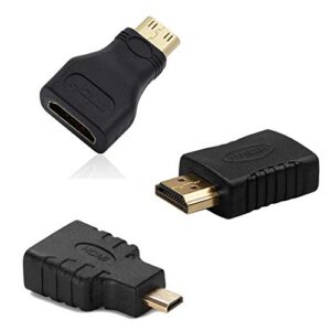 Hdmi Adapters Kit (7 Adapters) Mini Hdmi to Micro Hdmi Male to Female