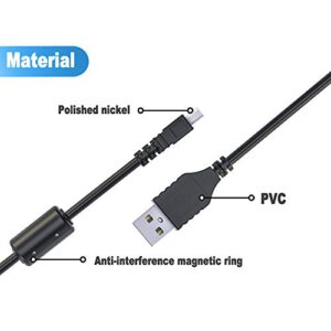 UC-E6 USB Cable, Ancable 3-Feet USB Mini-B Universal Digital Camera Data Transfer Cord Charger Cable Compatible for Nikon CoolPix, L, D, P, Series Digital Camera