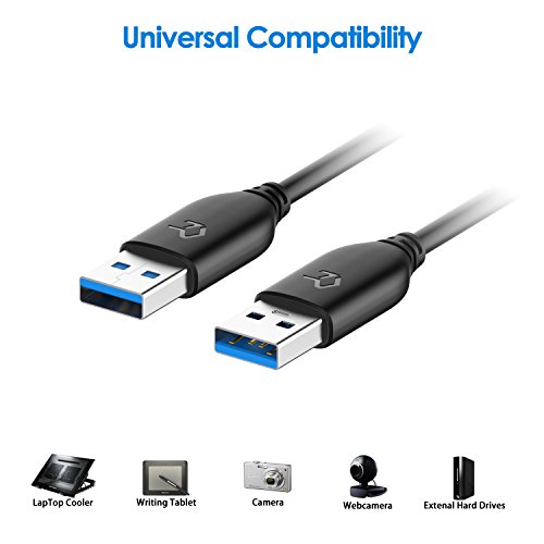 Rankie USB 3.0 Cable, Type A to Type A, 1-Pack 6 Feet