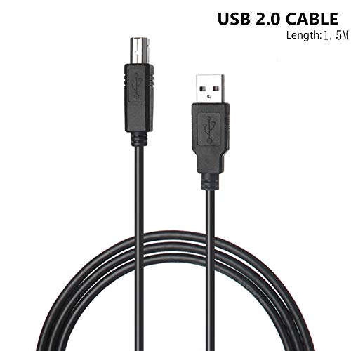 Printer Cable to Computer USB Printer Scanner Cable High Speed A Male to B Male Cord Compatible with HP, Canon, Dell, Epson, Lexmark, Xerox, Samsung and More (10FT)