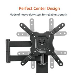 Amazon Basics Full Motion TV Wall Mount fits 12-Inch to 40-Inch TVs and VESA 200x200