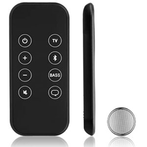 motiexic remote control for bose solo 5 10 15 series ii tv sound system/ 732522-1110 418775 410376 tv soundbar sound system with cr2025 battery inside bluetooth key button