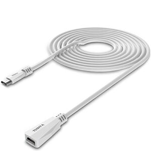 TUSITA Micro USB Power Extension Cable (20ft 6M) - Male to Female Extender Cord Replacement for Blink XT2 Outdoor Indoor Home,Ring Stick Up Solar Panel,Arlo Pro,Zmodo - Security Camera Accessories
