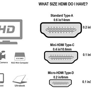 Cable Matters High Speed Long HDMI to Micro HDMI Cable 25 ft (Micro HDMI to HDMI) 4K Resolution Ready