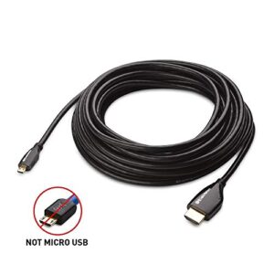 Cable Matters High Speed Long HDMI to Micro HDMI Cable 25 ft (Micro HDMI to HDMI) 4K Resolution Ready