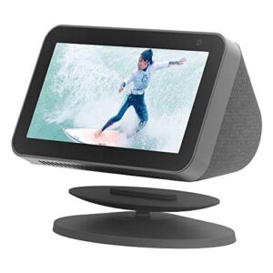 sintron smart display stand for show 5 & 8 (1st gen and 2nd gen) adjustable magnetic stand mount compatible for show 5 & show 8 with 360 degree rotation tilt function and anti-slip base (black)