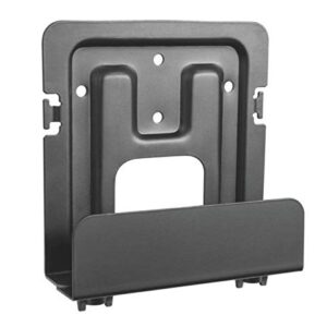 Mount Plus MP-06-02 Cable Box Mount, Modem Mount | Adjustable Wall Mount for Small and Wide Devices | Media Players, Cable Boxes, Modems, DVD Players | Game Console Such As PS3, PS4, Xbox One S (Wide)