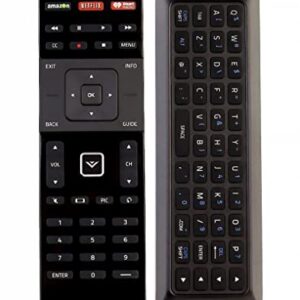 New XRT500 QWERTY Keyboard with Back Light Remote Replacement fit for VIZIO TV M43-C1 M49-C1 M50-C1 M55-C2 M60-C3 M65-C1 M70-C3 M75-C1 M80-C3 M322I-B1 M422I-B1 M492I-B2 M502I-B1 M552I-B2 M602I-B3