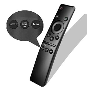 universal samsung smart tv remote control fit all samsung smart-tv lcd led uhd qled 4k hdr tvs, with netflix, prime video buttons