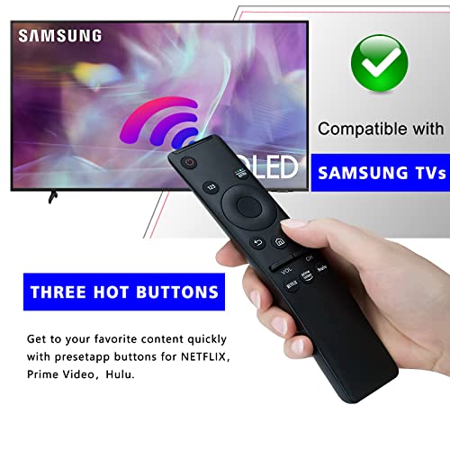 Universal Samsung Smart Tv Remote Control fit All Samsung Smart-TV LCD LED UHD QLED 4K HDR TVs, with Netflix, Prime Video Buttons