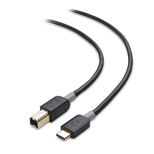 Cable Matters USB C Printer Cable 3.3 ft (USB C to USB B Cable, USB B to USB C Cable) Compatible with Printer, MIDI Controller, MIDI Keyboard and More in Black - 3.3 Feet