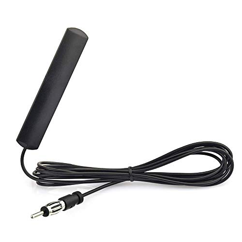 Bingfu Car Antenna Car Stereo FM AM Radio Antenna Car Adhesive Mount Hidden Patch Antenna for Vehicle Truck SUV Car Stereo in Dash Head Unit CD Media Receiver Player Audio HD Radio Tuner Amplifier