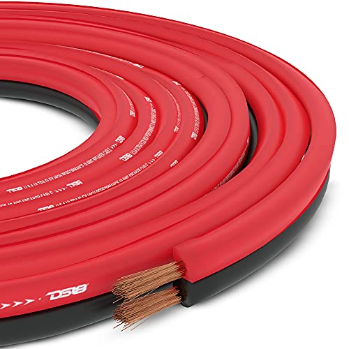 DS18 SW-18GA-100RB Ultra Flex Speaker Wire Red and Black 100FT - Speaker Cable for Audio Applications