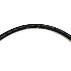 Monoprice 104762 10-Feet Premier Series XLR Male to 1/4-Inch TRS Male 16AWG Cable Black